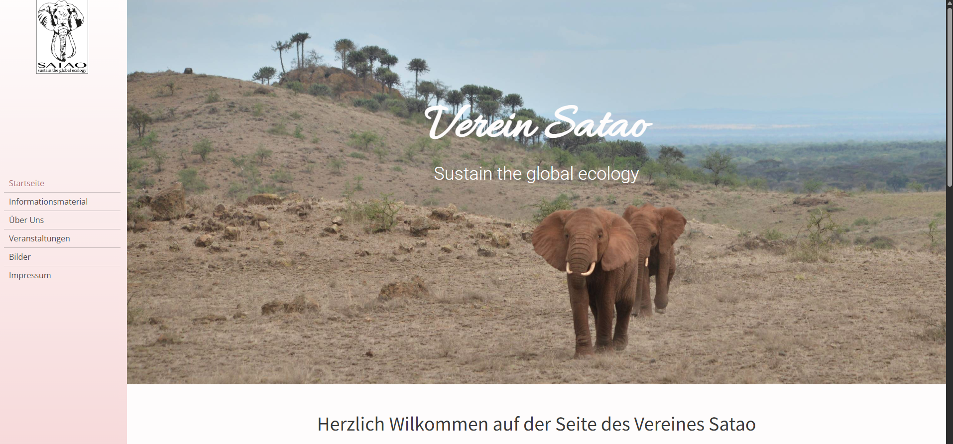 Satao — alte Website